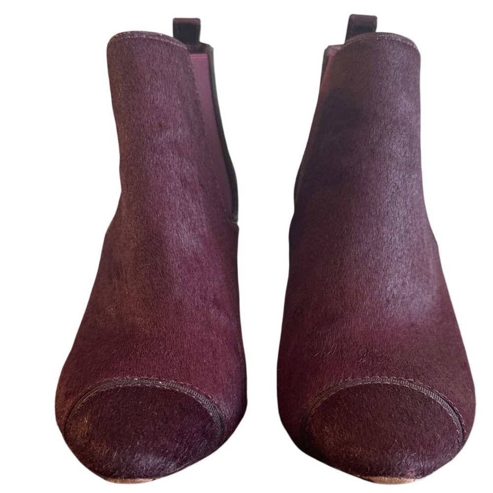 Tory Burch Dorset 85mm Borscht Suede Chelsea Stiletto Booties Size 8 - Picture 3 of 10